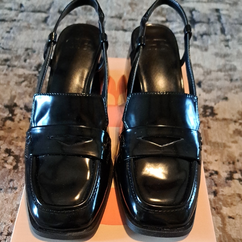 Gainni Bini Elegant Black Women's Slingback Shoes